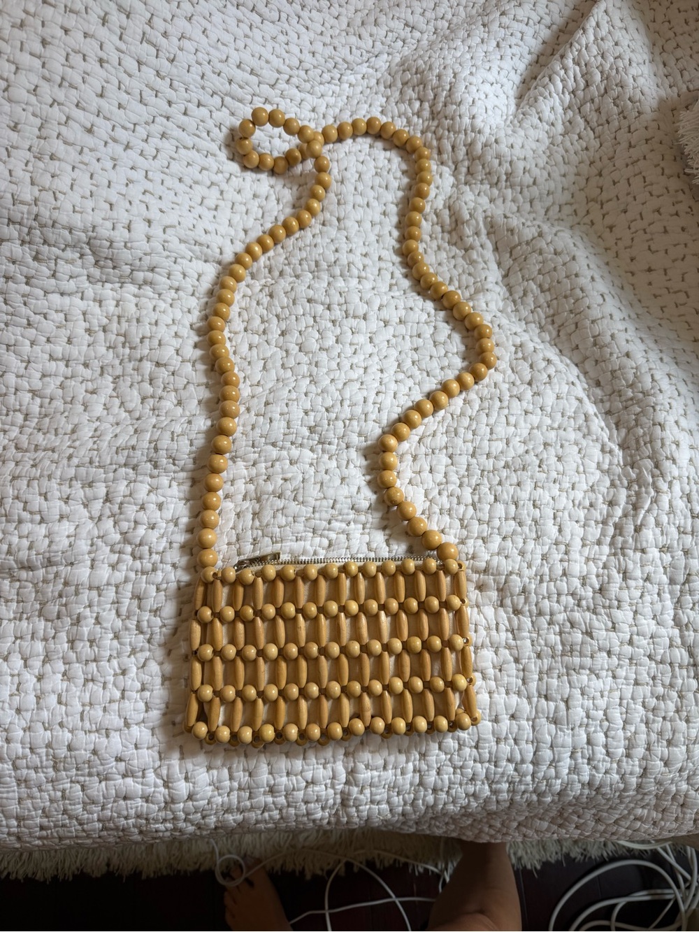 a new day beaded Crossbody Bag